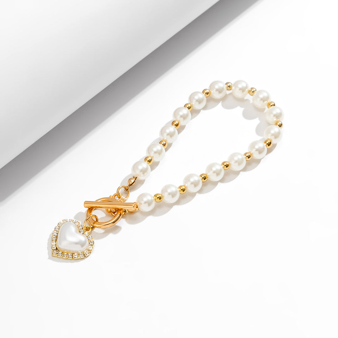 Elegant Bracelet with Freshwater Pearl Pendant for Women by Mitchell