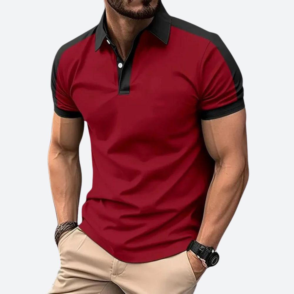 Polo homme élégant à manches courtes - Sam