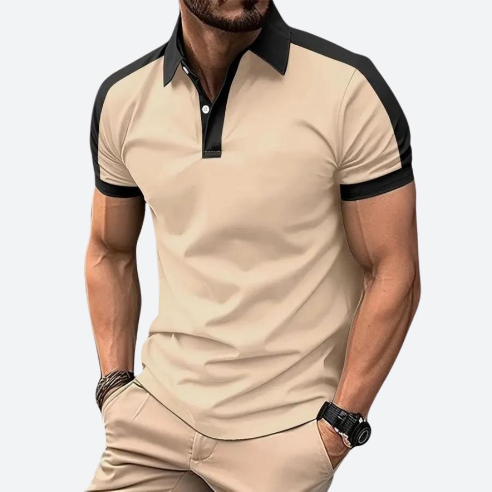 Polo homme élégant à manches courtes - Sam