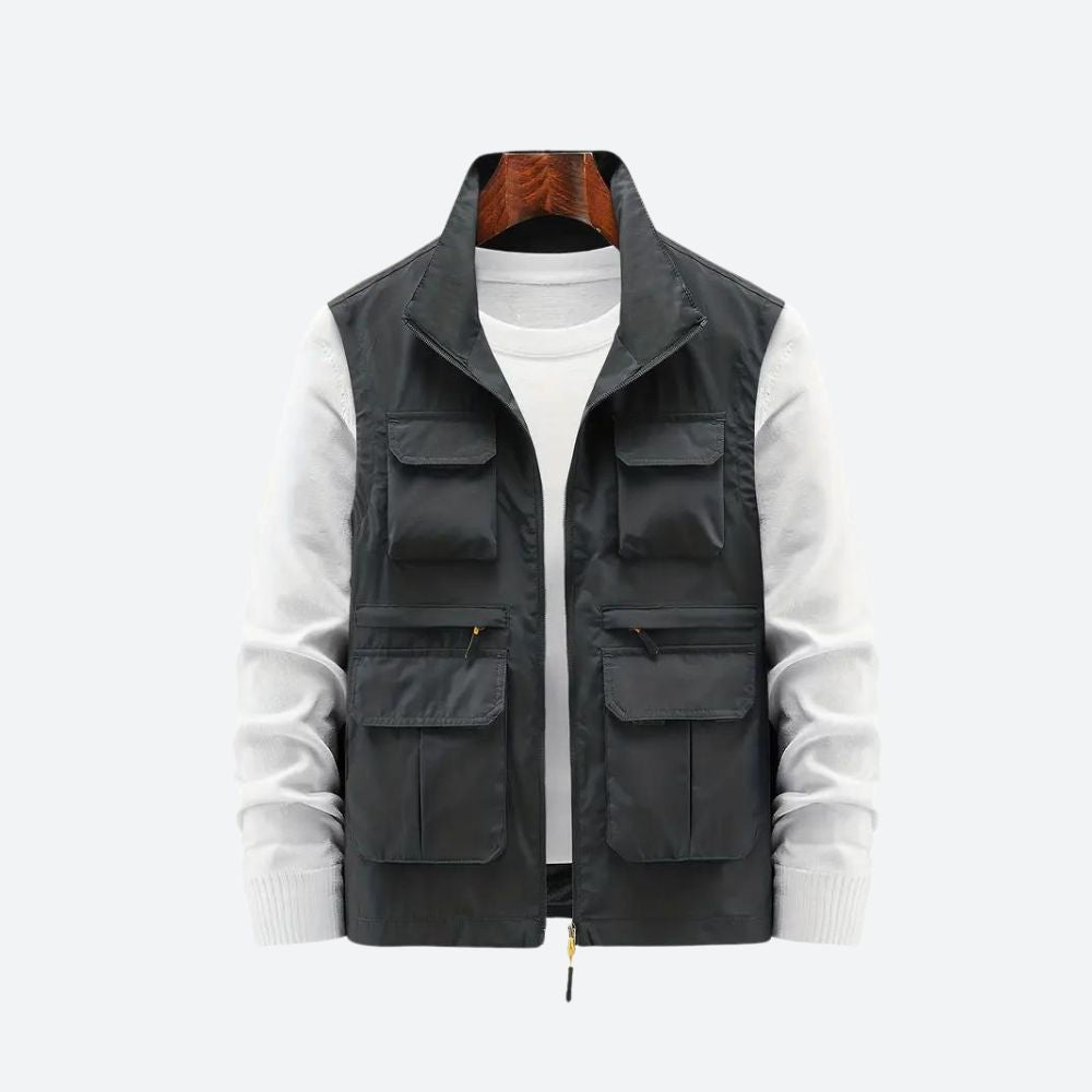 Gilet pour hommes stylé avec poches zippées pratiques - Sid