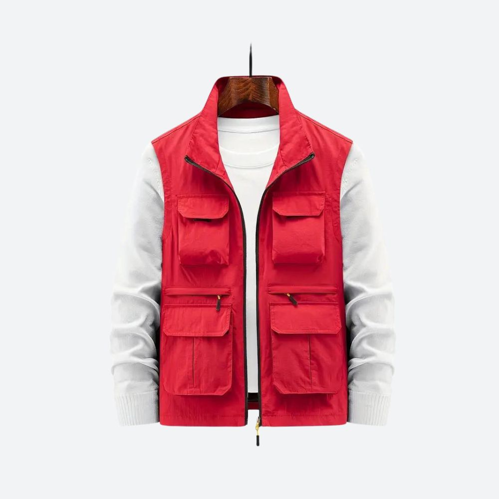 Gilet pour hommes stylé avec poches zippées pratiques - Sid