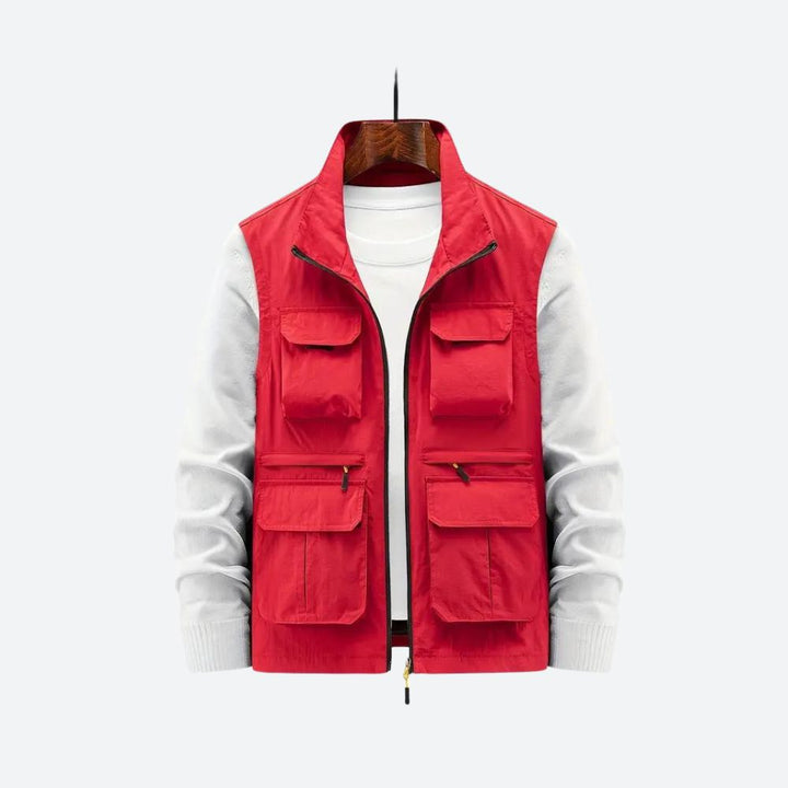 Gilet pour hommes stylé avec poches zippées pratiques - Sid