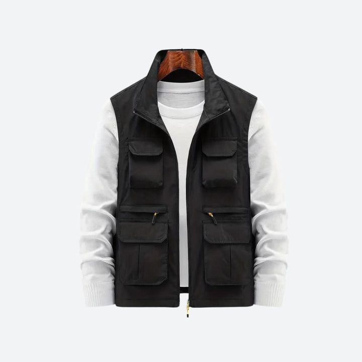 Gilet pour hommes stylé avec poches zippées pratiques - Sid