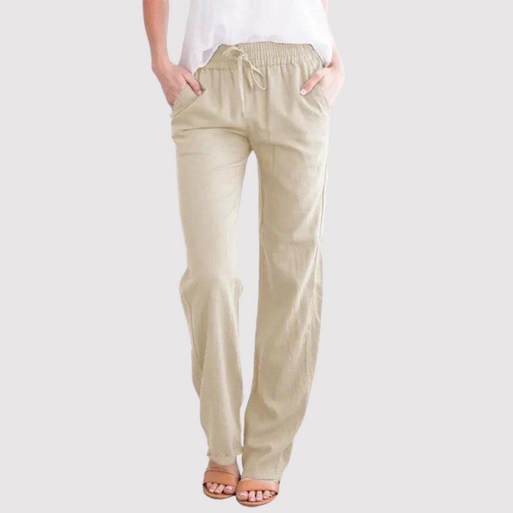 Martha - Pantalon mode avec cordon de serrage ajustable