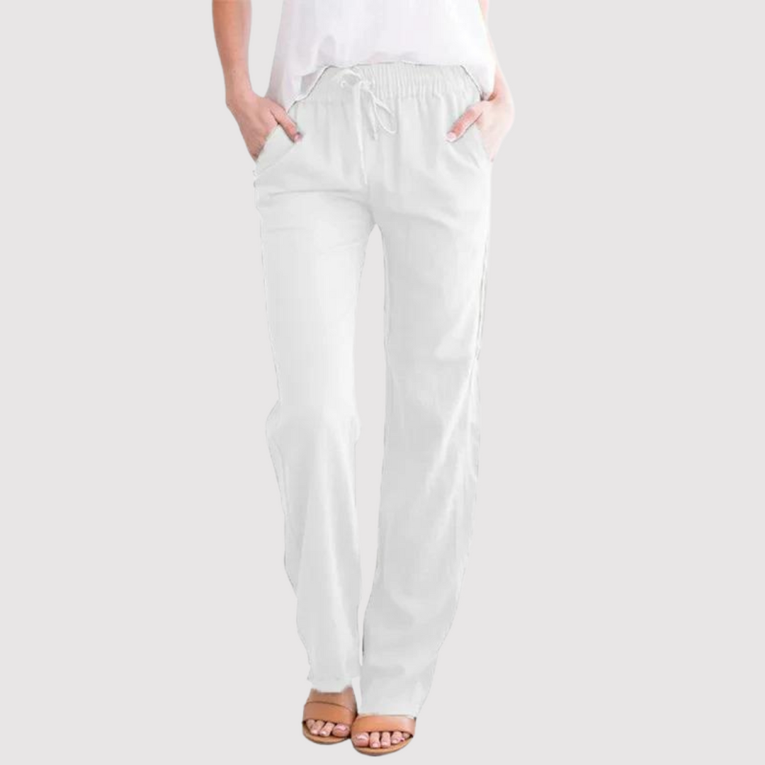 Martha - Pantalon mode avec cordon de serrage ajustable