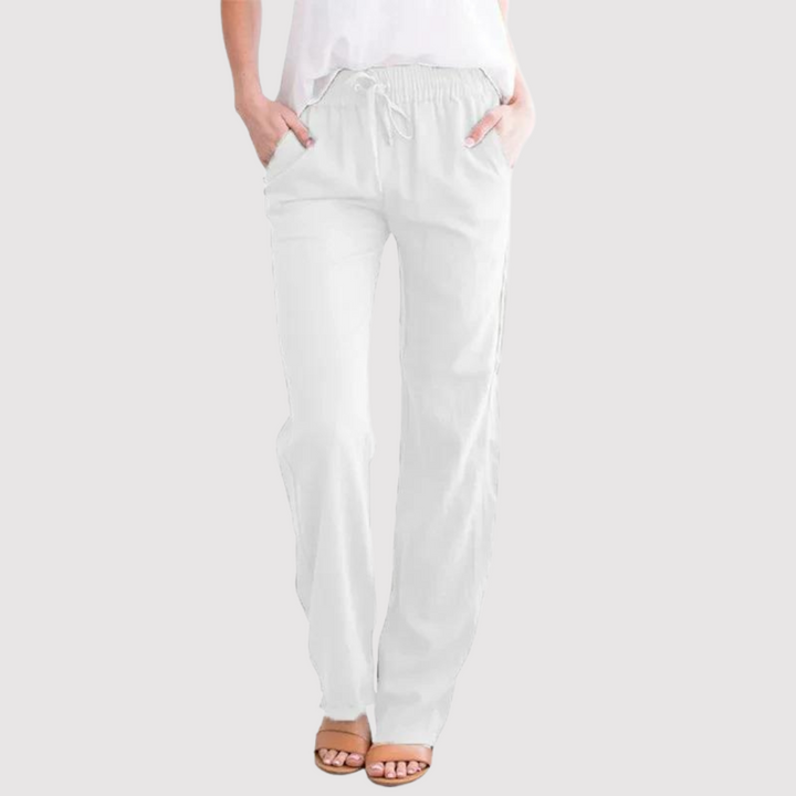 Martha - Pantalon mode avec cordon de serrage ajustable