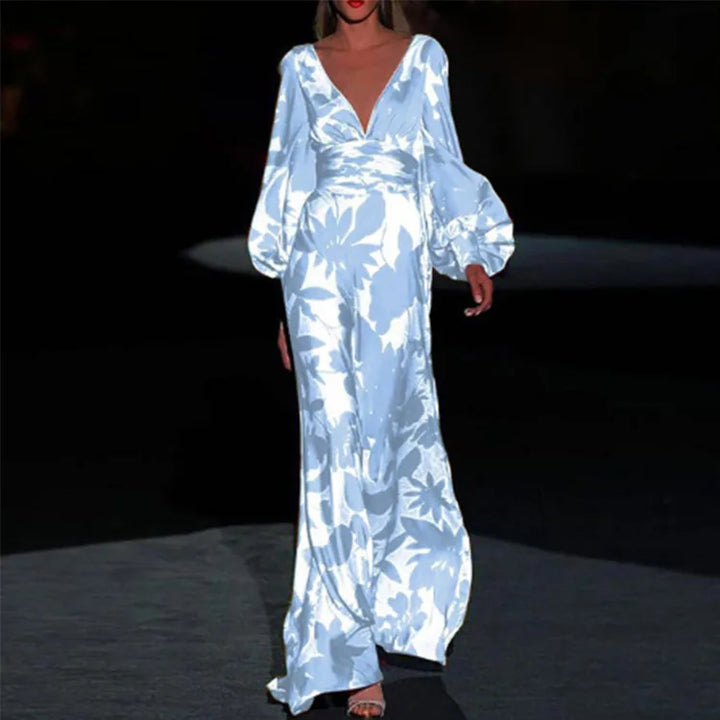 Mila - Elegant and Comfortable Summer Dress with V-Neck for Women