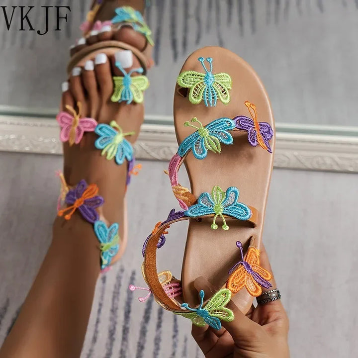 Emma - Luxurious summer butterfly slippers for women with unforgettable comfort