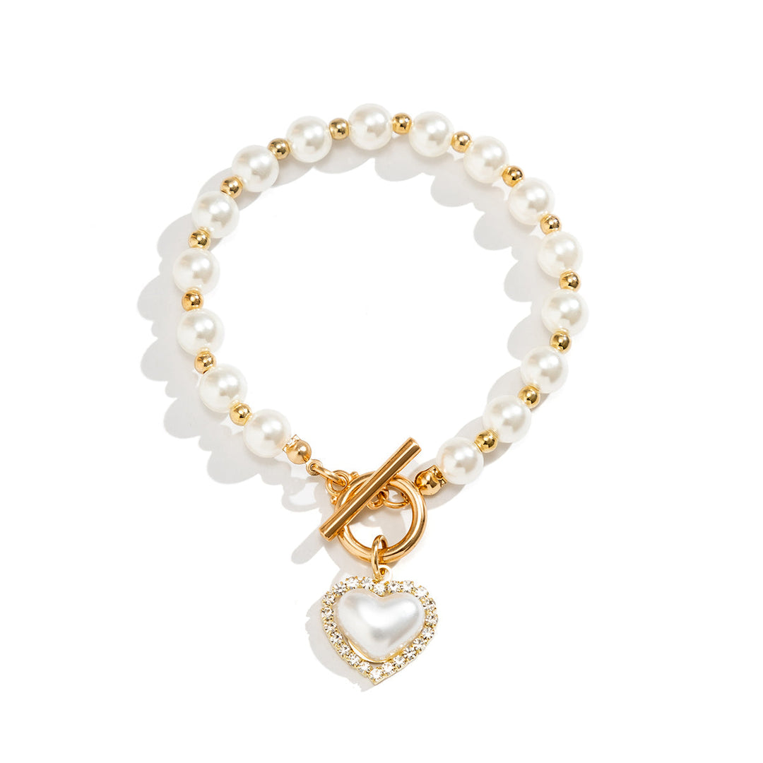 Elegant Bracelet with Freshwater Pearl Pendant for Women by Mitchell