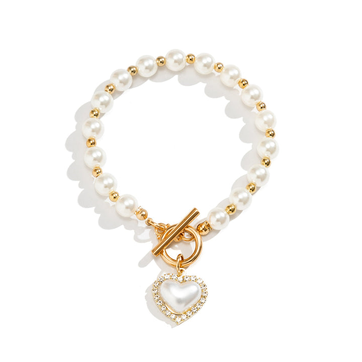 Elegant Bracelet with Freshwater Pearl Pendant for Women by Mitchell