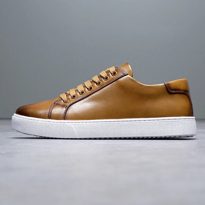 David™ - Baskets en cuir pour homme