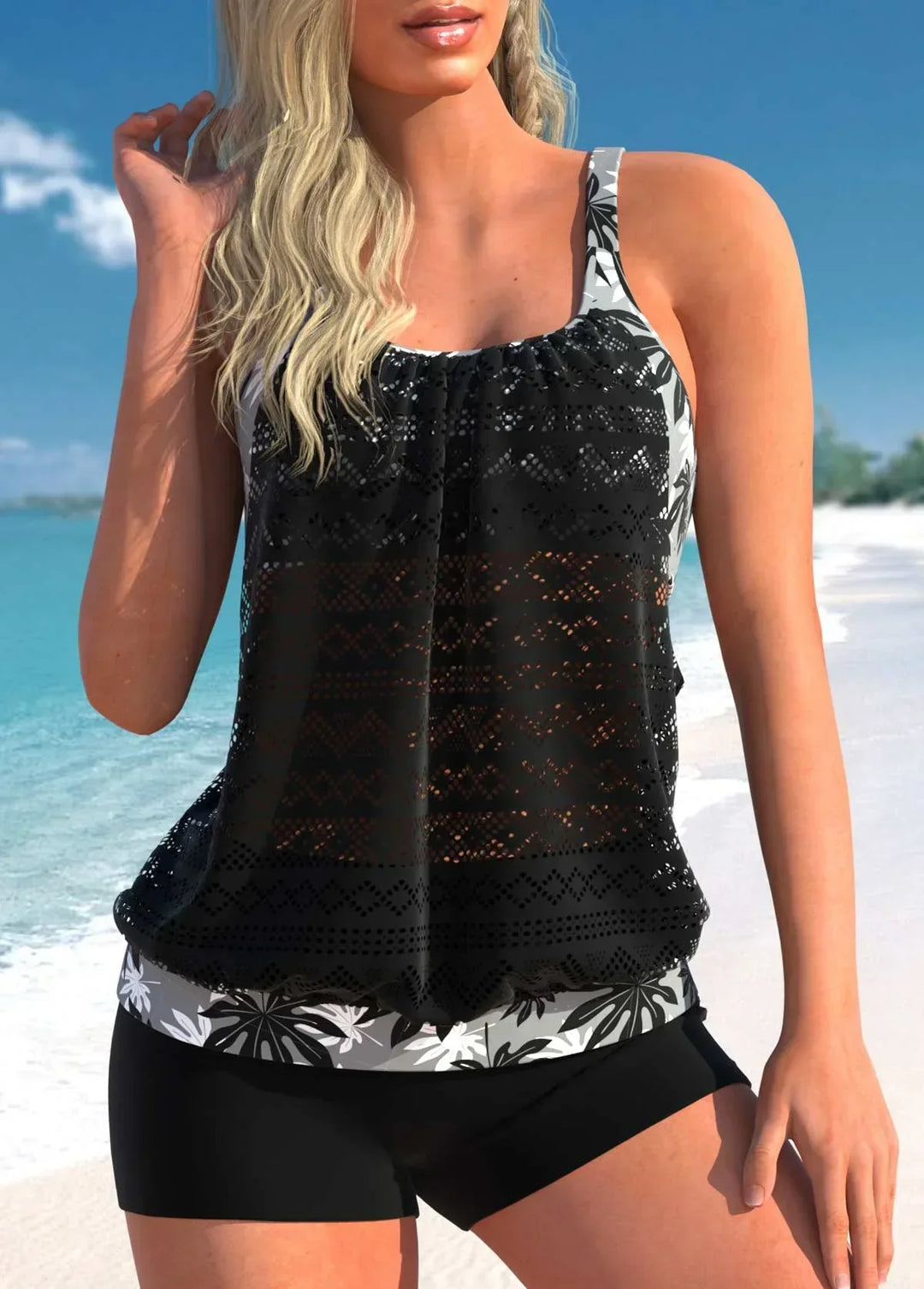 Viola - Elegant swimwear with an open back