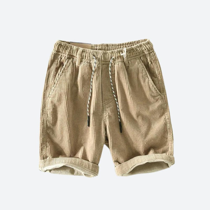 Pantalon court en velours côtelé à la mode - Sean