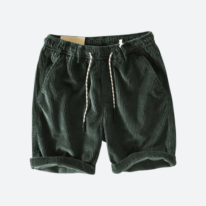 Pantalon court en velours côtelé à la mode - Sean