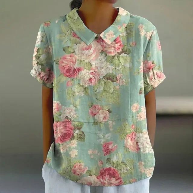 Mia™ - Blouse fleurie chic