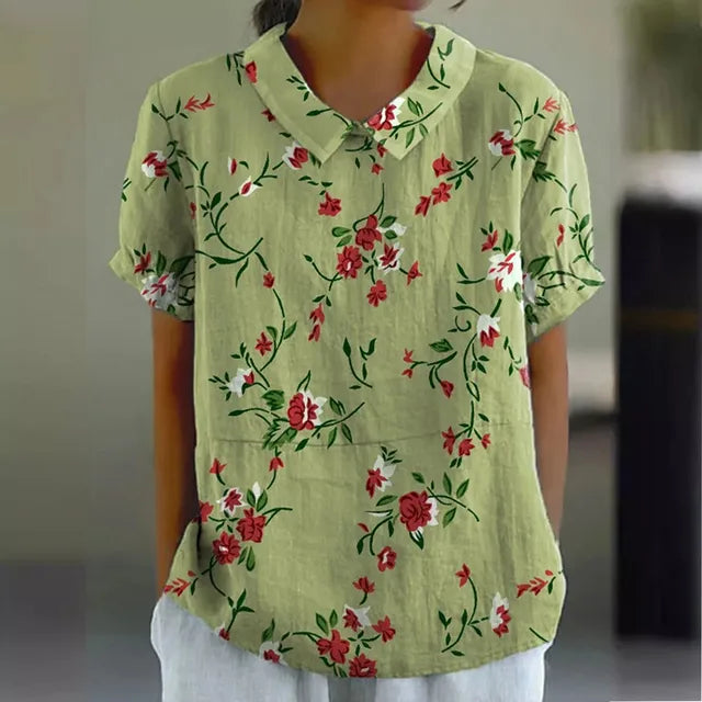 Mia™ - Blouse fleurie chic