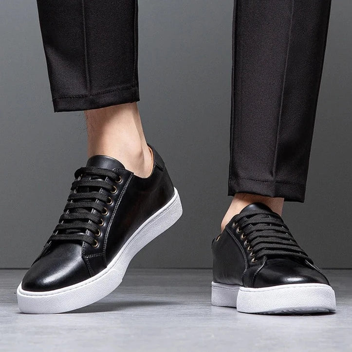 David™ - Baskets en cuir pour homme