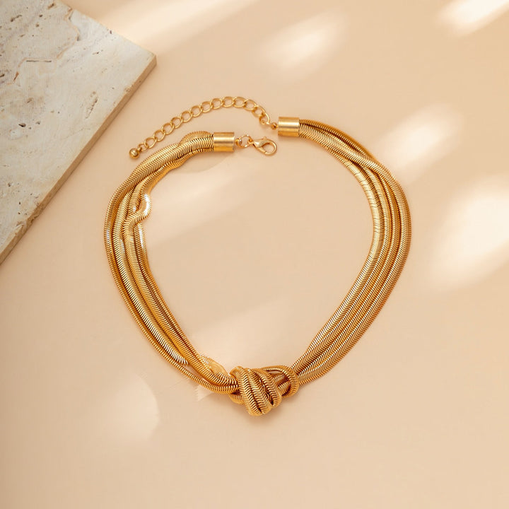 Eliana - Collier à bouton tendance et élégant pour femmes