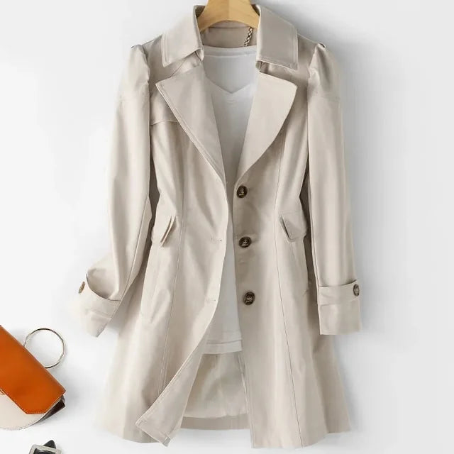Mila - Stylischer knöchellanger Trenchcoat für den Frühling für Frauen