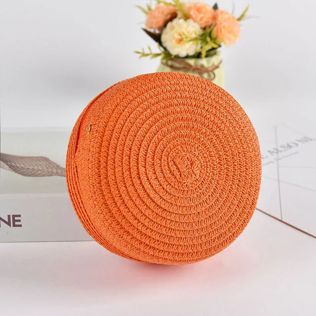 Sac bandoulière rond élégant tissé à la main avec fermeture éclair par Angel