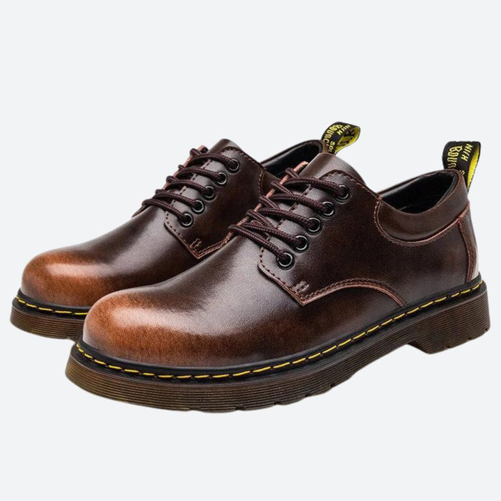 Stylish Handmade Italian Leather Oxford Shoes - Tyron