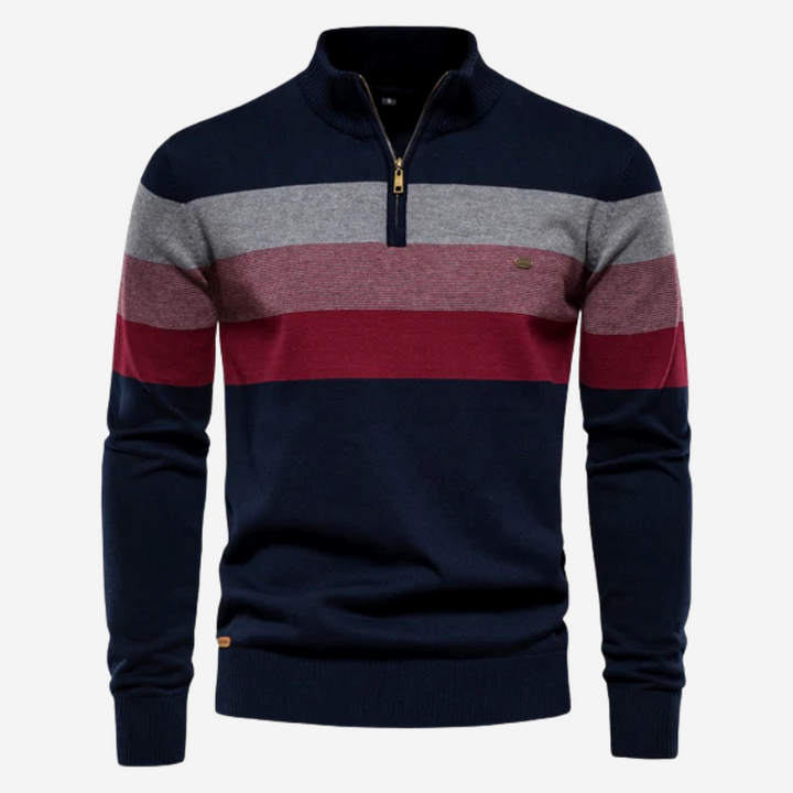 Alain™ - Retro Snoop Pullover aus Baumwolle
