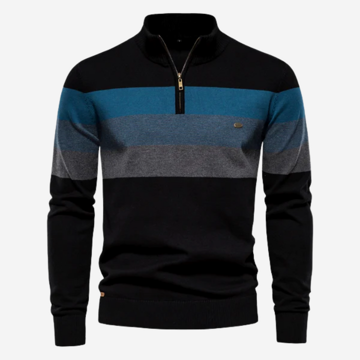 Alain™ - Retro Snoop Pullover aus Baumwolle