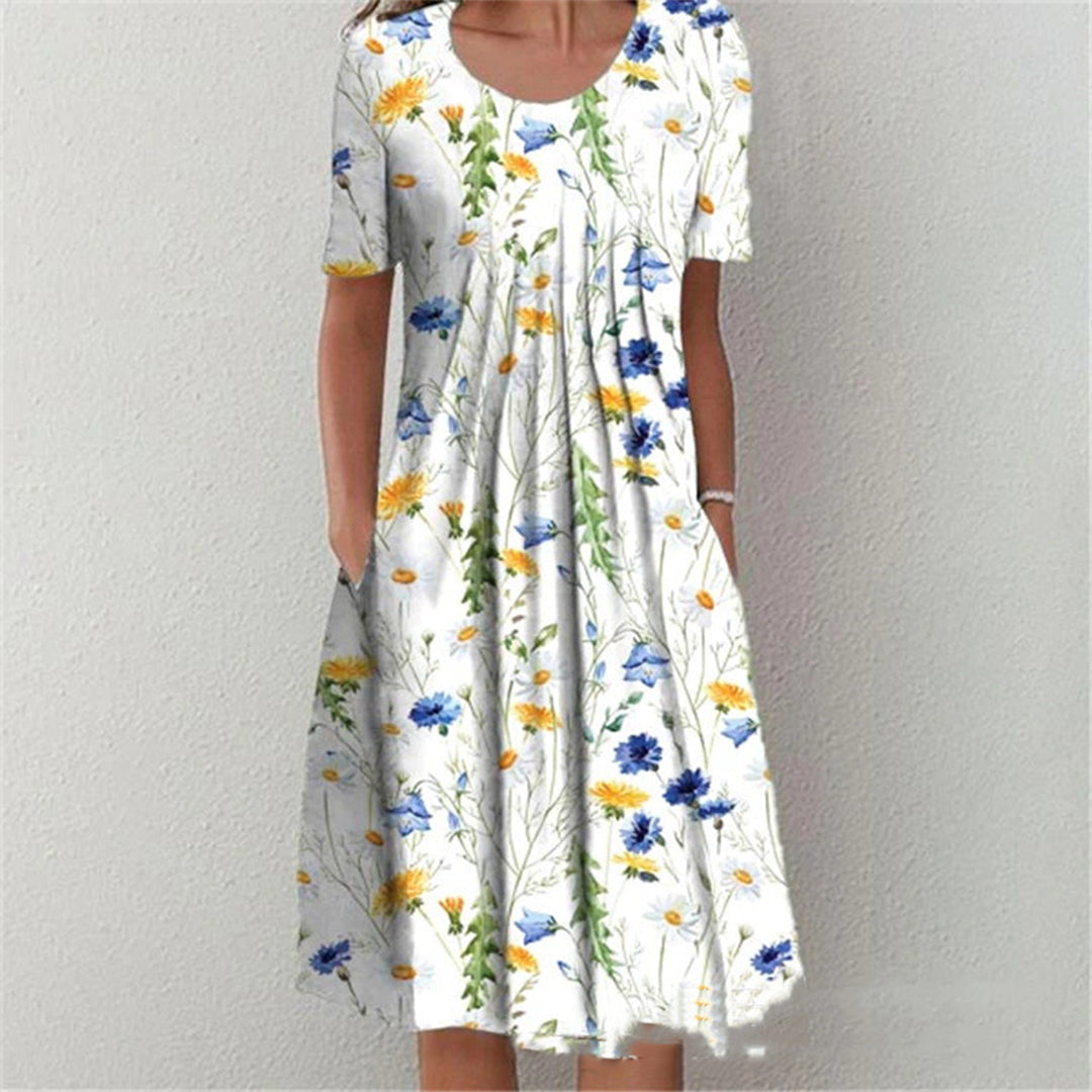 EBERTA - Stylish floral casual dress