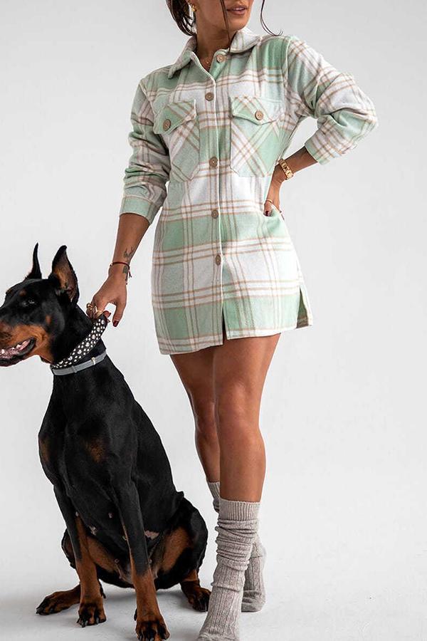 Marga - Blouse à carreaux élégante et confortable pour femmes