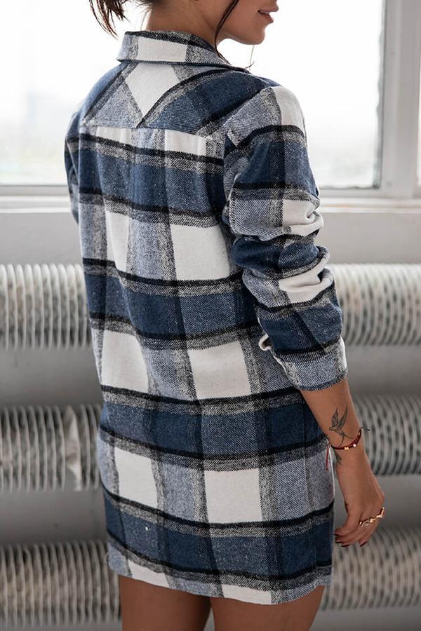 Marga - Blouse à carreaux élégante et confortable pour femmes