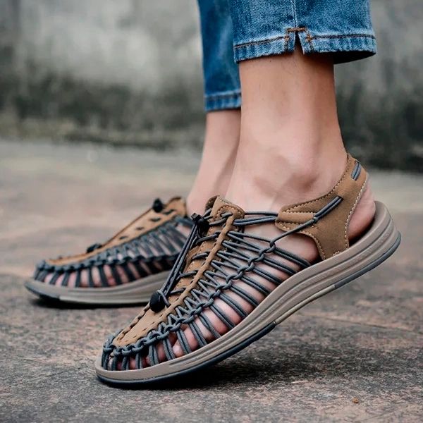 Leichte, atmungsaktive Sommersandalen aus Strick für das perfekte Outdoor-Erlebnis - Sterre