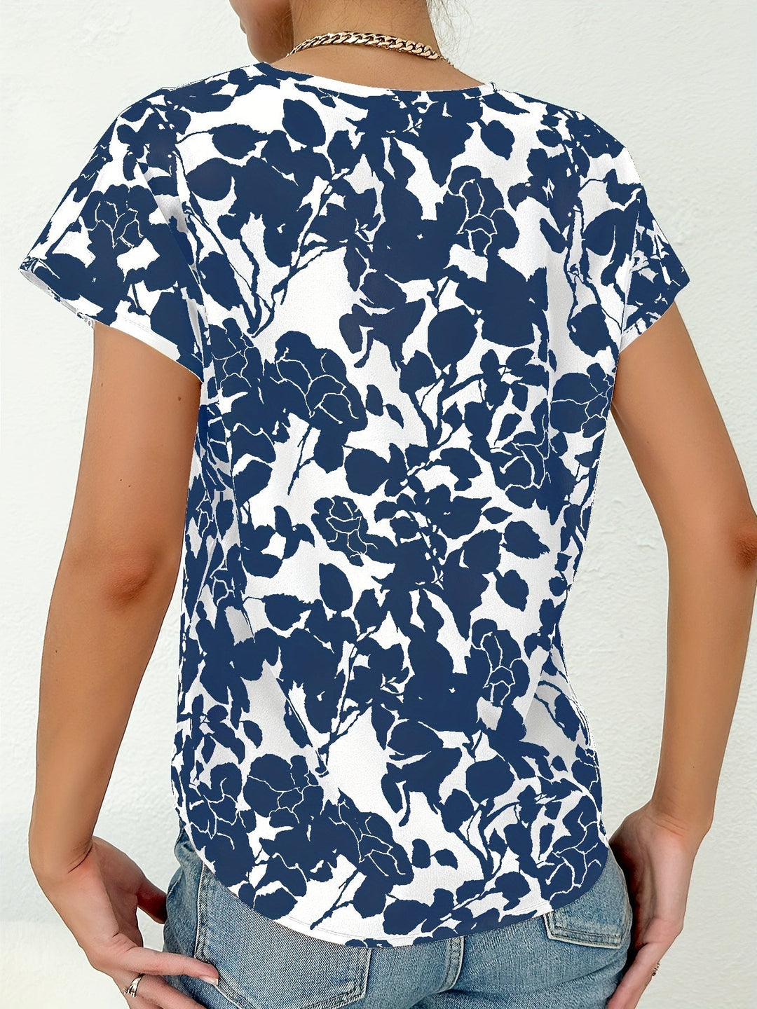 Ariel - Trendige Sommerbluse mit floralem Design für Frauen