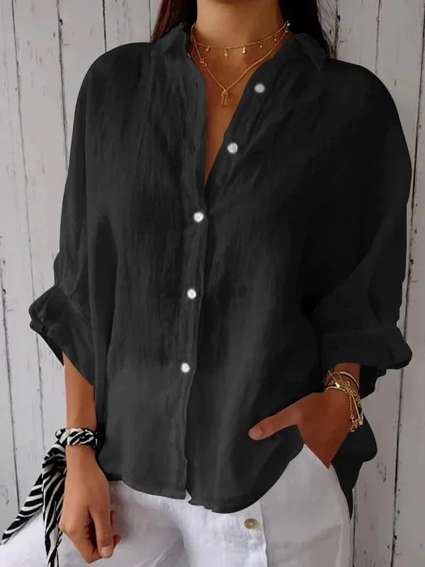 Lena - Chemise d'été élégante et confortable, féminine pour un look rafraîchissant