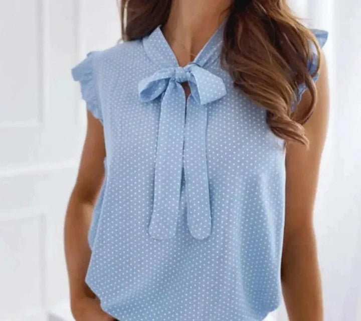 Rhea - Blouse élégante avec nœud pour femmes
