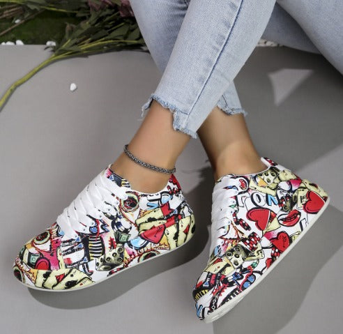 Lia™ - Baskets avec imprimé graffiti