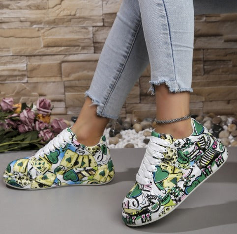 Lia™ - Baskets avec imprimé graffiti