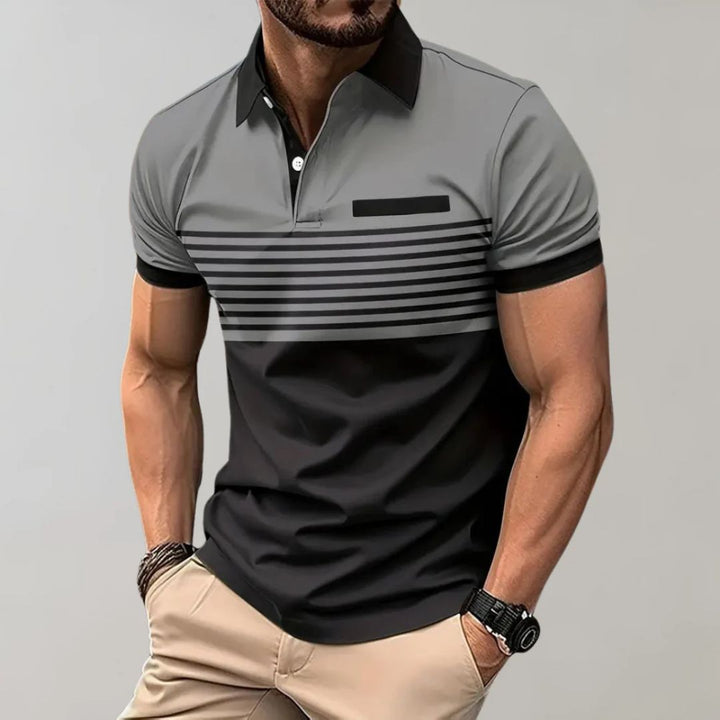 Polo rayé estival décontracté - élégant et confortable par Harke