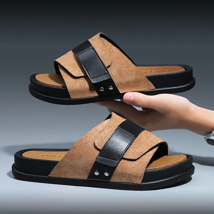 Modische Sommersandalen aus Leder für den modernen Mann - Universal
