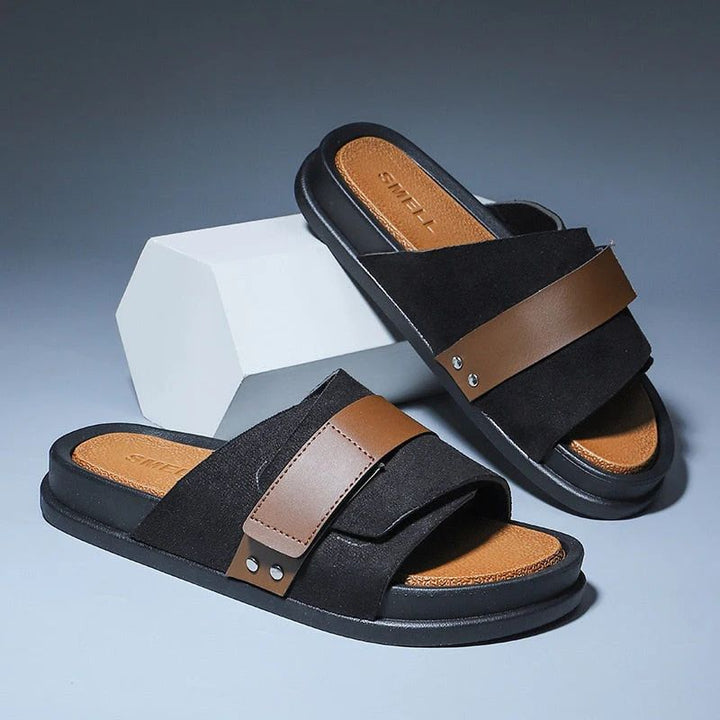 Modische Sommersandalen aus Leder für den modernen Mann - Universal