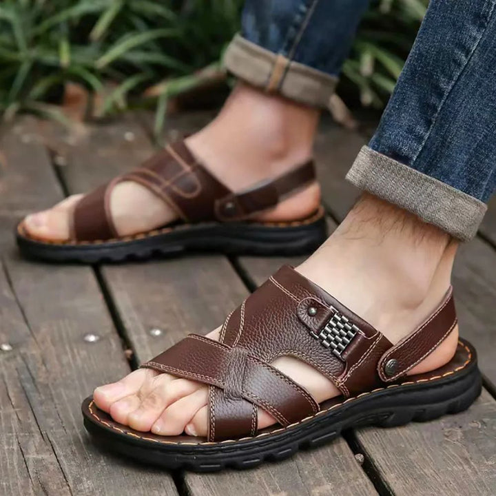 Sommerliche Ledersandalen mit optimalem Halt für maximalen Komfort - Tibor