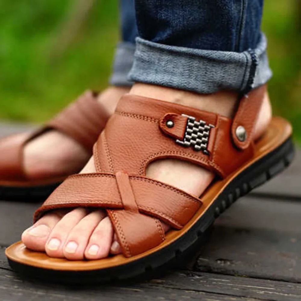 Sommerliche Ledersandalen mit optimalem Halt für maximalen Komfort - Tibor