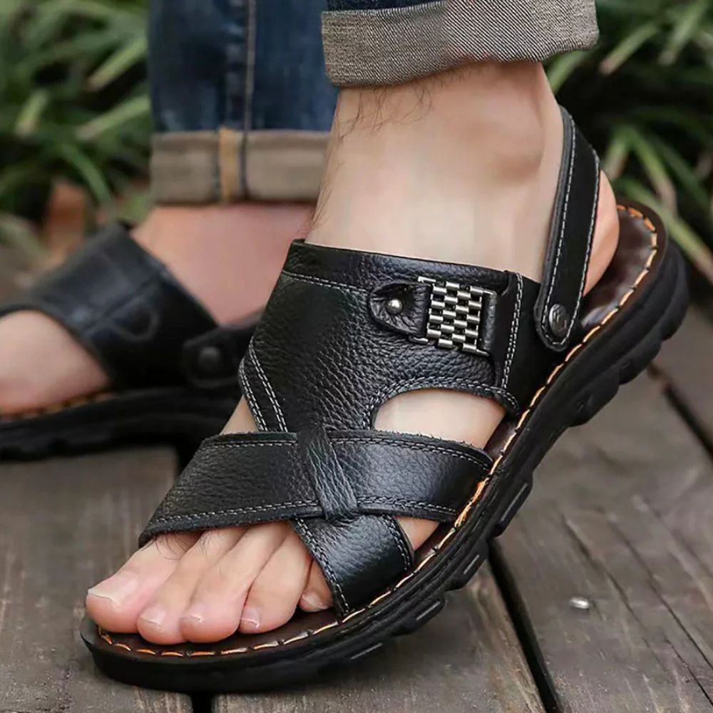 Sommerliche Ledersandalen mit optimalem Halt für maximalen Komfort - Tibor