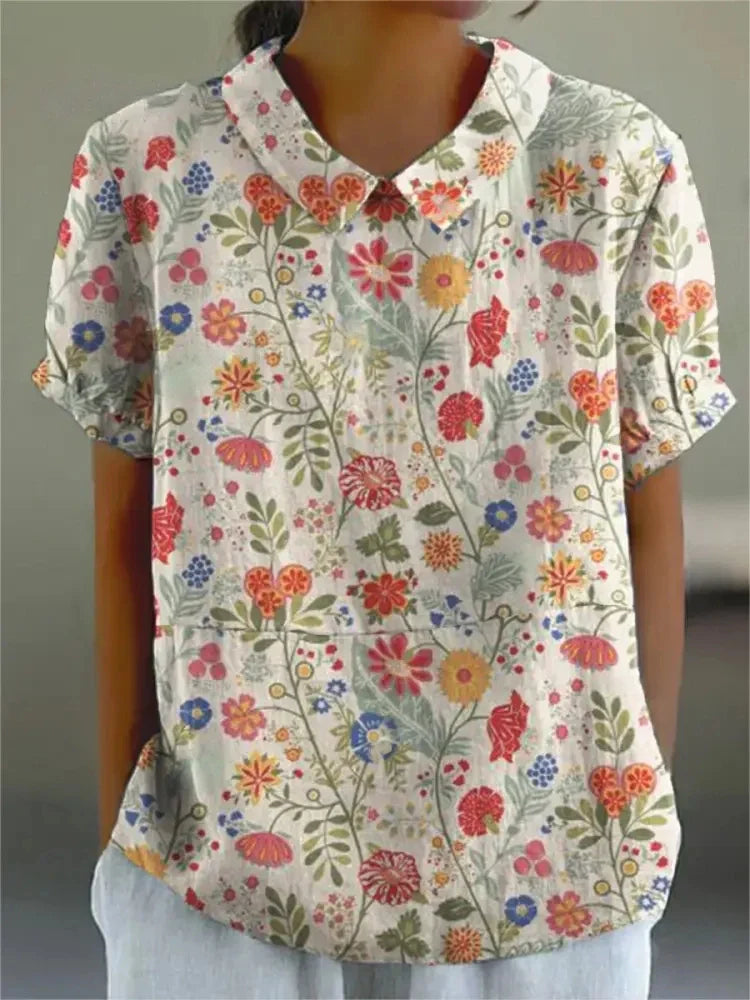 Mia™ - Blouse fleurie chic