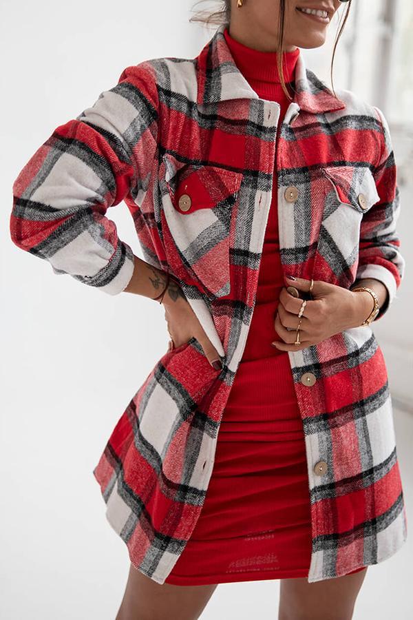 Marga - Blouse à carreaux élégante et confortable pour femmes
