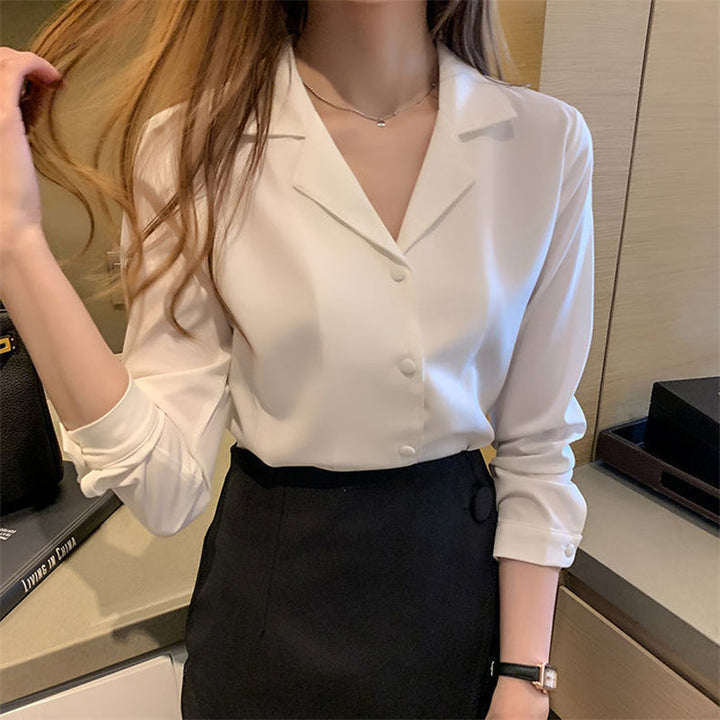 Rae - Elegant and comfortable fall blouse for women
