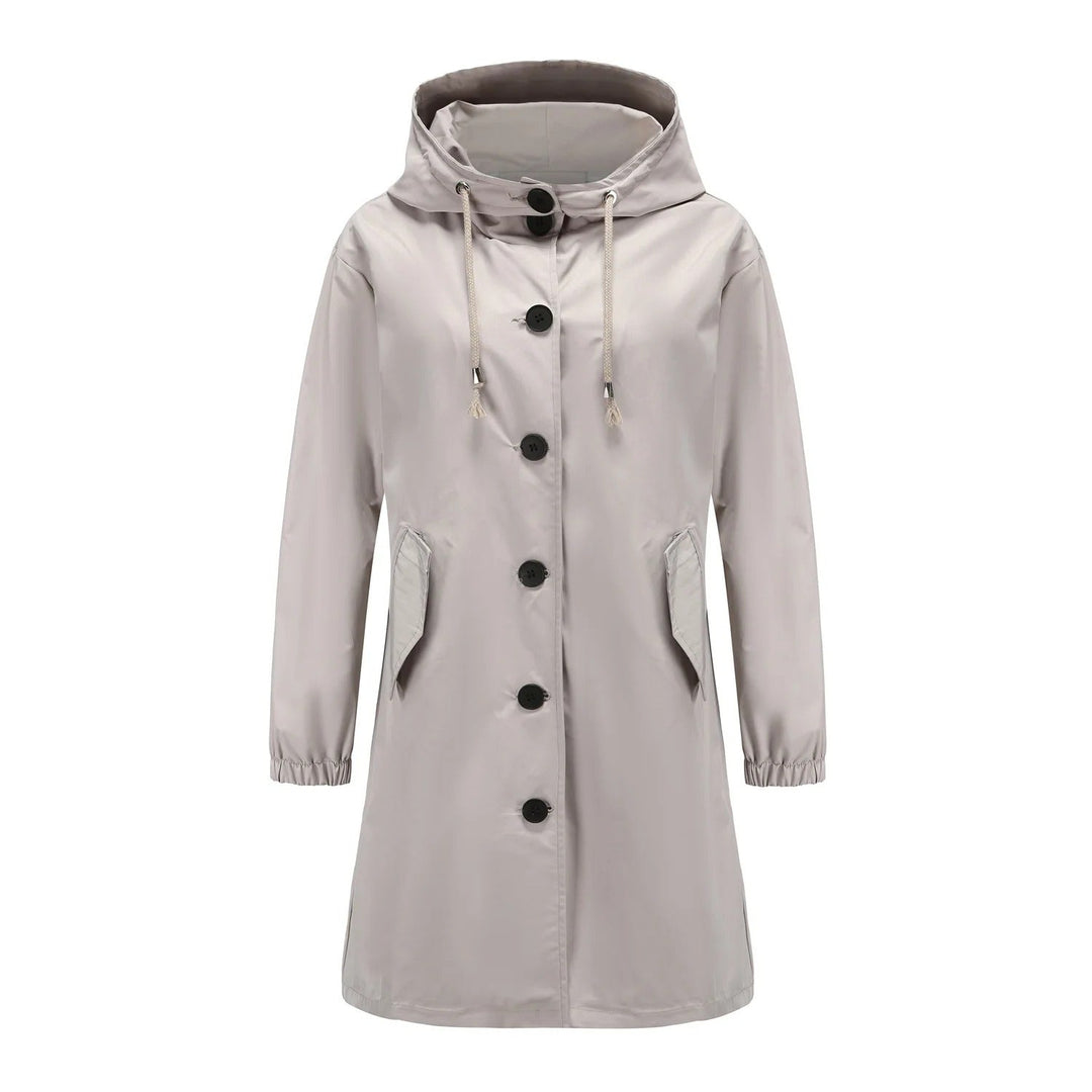 Flieder - Stylish Women's Windbreaker with Waterproof Hood