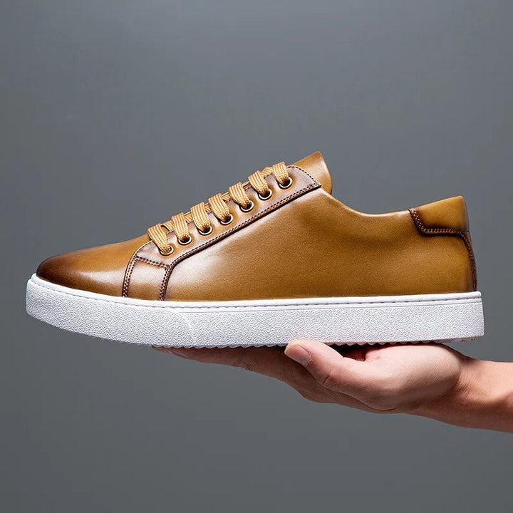David™ - Baskets en cuir pour homme