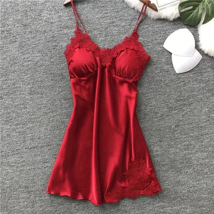 Kim - Chemise de nuit de printemps élégante et charmante pour femmes