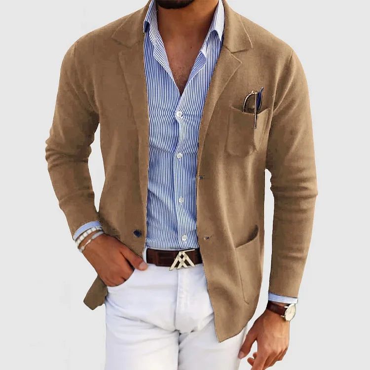 Blazer en laine décontracté chic - Elton
