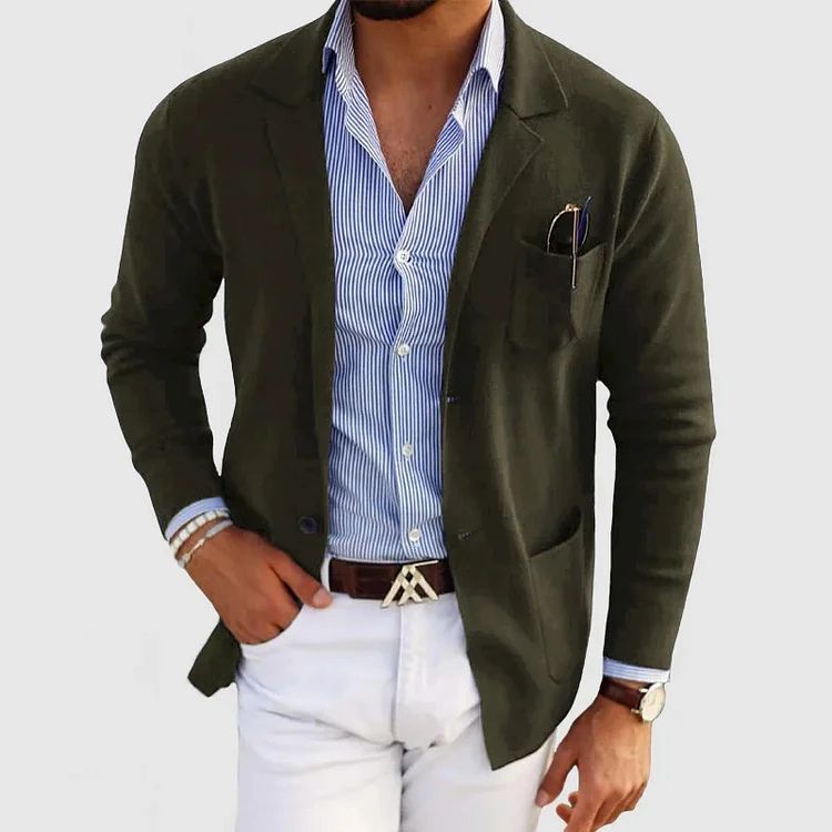 Blazer en laine décontracté chic - Elton